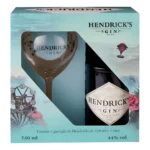 Kit Taça + Gin 750ml Hendrick's
