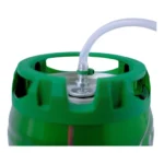 Extrator Barril Heineken + Mangueira Silicone Atoxica 10x6mm Cor Verde