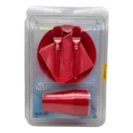 Kit Festa Descartável Copinho Pratinho Garfinhos Guardanapos