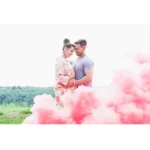 Fumaça Rosa Chá Revelação Bastão Kit C/ 04 Unidades Original