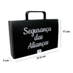 Maleta Segurança Das Alianças Pajem Óculos Distintivo Crachá