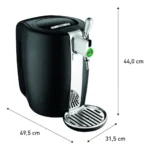 Krups Heineken B101 chopeira de cerveja preto de com 5L