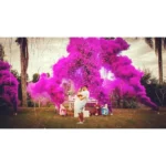 Fumaça Colorida Chá Revelação Lata Acionamento Elétrico