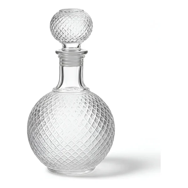 Garrafa Licoreira Whisky De Vidro Redonda Decoração