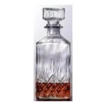 Licoreira Vidro Retro Garrafa Whisky Bar Frasco Luxo Licor