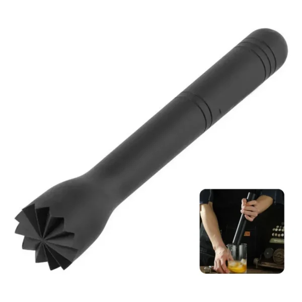 Macerador Plástico Dentado 25 Cm Preto