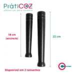 Macerador Socador Profissional Frutas Caipirinha Preto 18 Cm