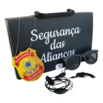 Maleta Segurança Das Alianças Pajem Óculos Distintivo Fone