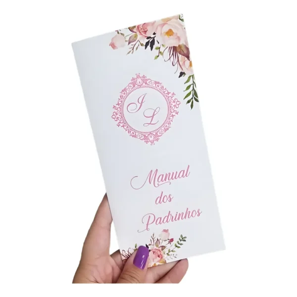 Manual De Padrinhos Ou Damas - 10 Unidades