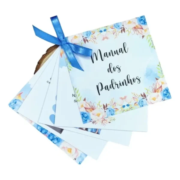 Manual Dos Padrinhos - Impresso - 10 Unidades - Varias Cores
