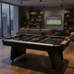 Mesa Air Hockey Ahead Sports Profissional Preto E Branco