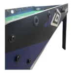 Mesa de pebolim Umbro Accuracy cor preto com bonecos de polipropileno e bolas incluídas