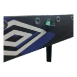Mesa de pebolim Umbro Accuracy cor preto com bonecos de polipropileno e bolas incluídas