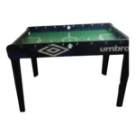 Mesa de pebolim Umbro Accuracy cor preto com bonecos de polipropileno e bolas incluídas