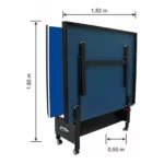 Mesa de ping pong Klopf 1084 fabricada em MDF cor azul