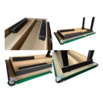 Mesa Sinuca Bilhar 1,80 Mdf 2 Pés Dobráveis C/bola E Tacos