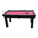 Mesa Sinuca Residencial Bilhar Snooker Grande Adulto Madeira Simples Sinuquinha