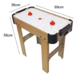 Mesa Mini Aero Hockey Game Infantil Ventilada Mdf Família