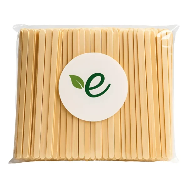 Mexedor De Café 11cm - Madeira - Biodegradável C/ 500un - Madeira