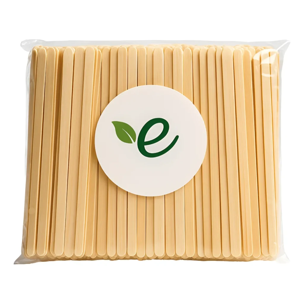 Mexedor De Café 11cm - Madeira - Biodegradável C/ 500un - Madeira Mexedor De Café 11cm - Madeira - Biodegradável C/ 500un - Madeira