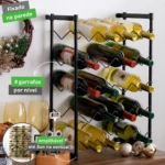 Mini Adega Aramado Metaltru para 20 garrafas de vinho