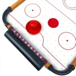 Mini Mesa Hockey Air À Pilha Completa Portátil Com Marcador