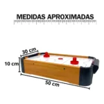Mini Mesa Hockey Air À Pilha Completa Portátil Com Marcador