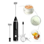 Mini Mixer 2 Em 1 Misturador Bebidas 2 Em 1 Espumador Leite