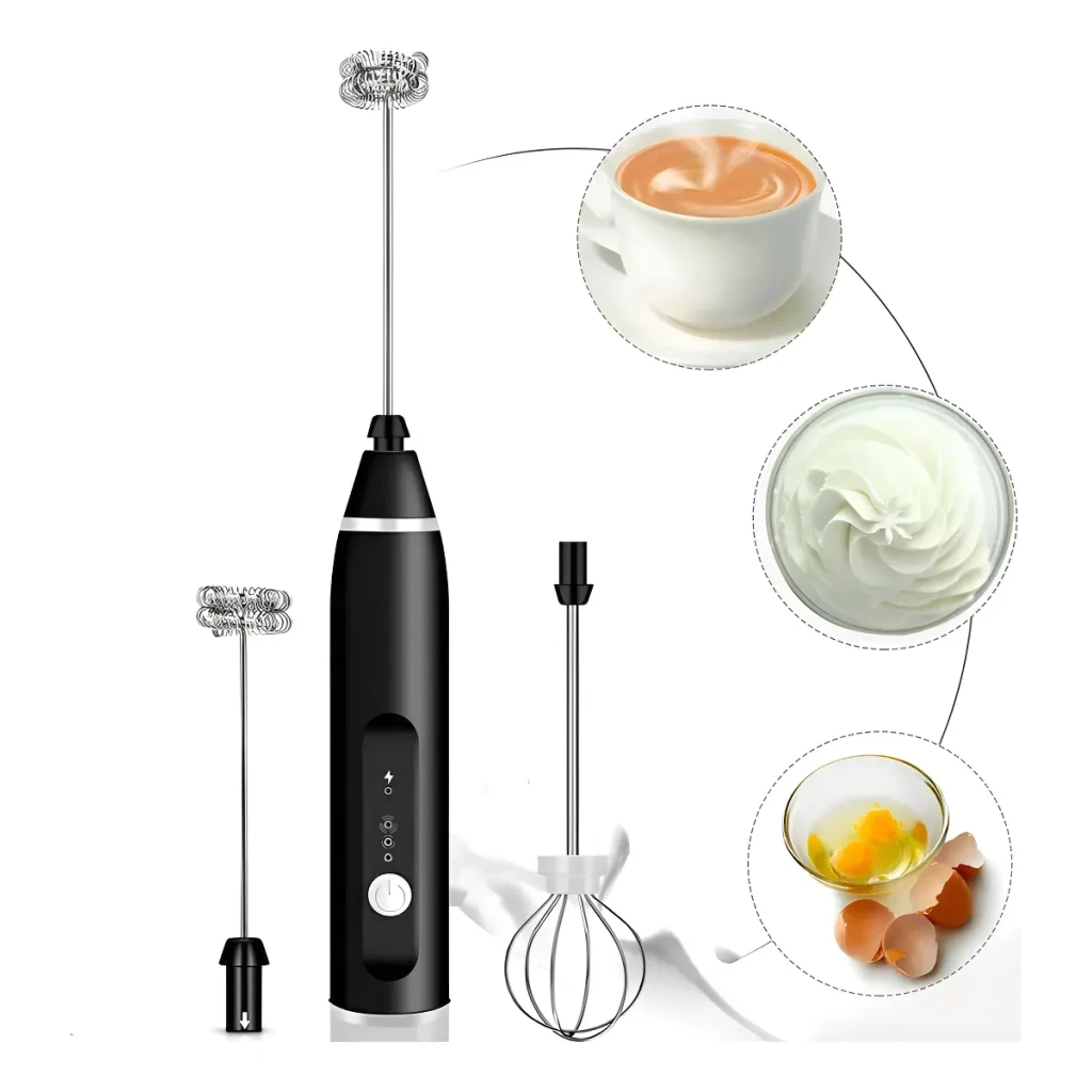 Mini Mixer 2 Em 1 Misturador Bebidas 2 Em 1 Espumador Leite Mini Mixer 2 Em 1 Misturador Bebidas 2 Em 1 Espumador Leite