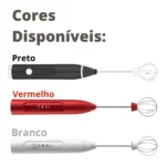 Mini Mixer Misturador De Bebidas Portátil Recarregavel Inox