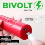 Mini Mixer Misturador de Bebidas 2 en 1 Portátil Negro Recarregável Ecomixshop