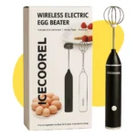 Misturador Elétrico Portátil Mini Mixer Inox Para Bebidas E Whey Recarregável Icecoorel