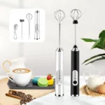 Misturador Mixer Portátil Hytalux Bebidas Bartender Regarregavel Usb Branco Preto