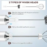 Misturador Mixer Portátil Hytalux Bebidas Bartender Regarregavel Usb Branco Preto