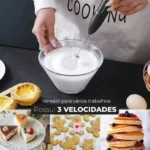 Mini Mixer Elétrico Portátil Casasonho USB 3 Velocidades