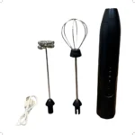 Mixer Misturador De Bebidas 2 Em 1 Inox Ovos Café Bateria Cor Branco