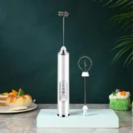 Misturador mixer portátil bebidas bartender regarregavel Usb Branco Preto