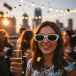 Óculos Com Pérola Coração Noiva Noivo Bride Casamento Festa