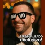 2 Óculos Festa Casamento Noiva Noivo Despedida Coração Casei
