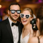 2 Óculos Festa Casamento Noiva Noivo Despedida Coração Casei