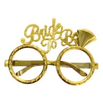 Óculos Festa Despedida Solteira Noiva Bride Lembrancinha Cor Cor Dourado Desenho Bride To Be