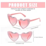 Óculos De Sol Heart, Presentes Para Noivas, Despedida De