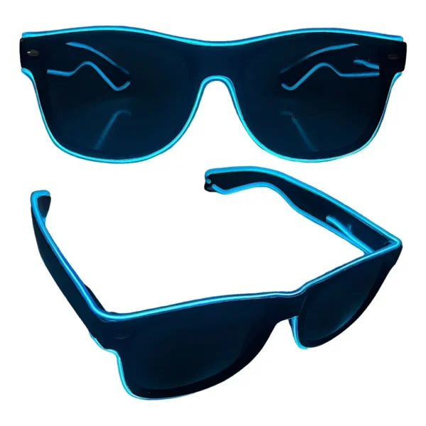 Oculos Led Neon Festa Balada Cosplay Rave Casamento