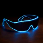 Óculos Led Neon Preto Rave Balada Festa Casamento 15 Anos