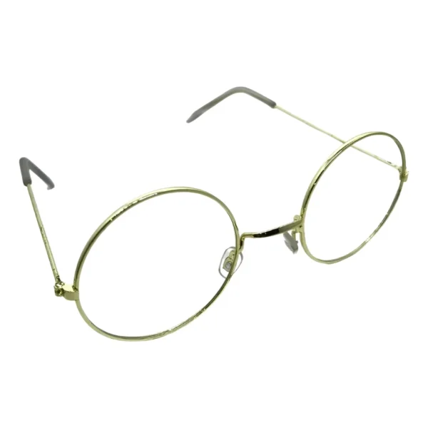 Óculos Papai Noel Fantasia Natal Redondo 5cm Diâmetro