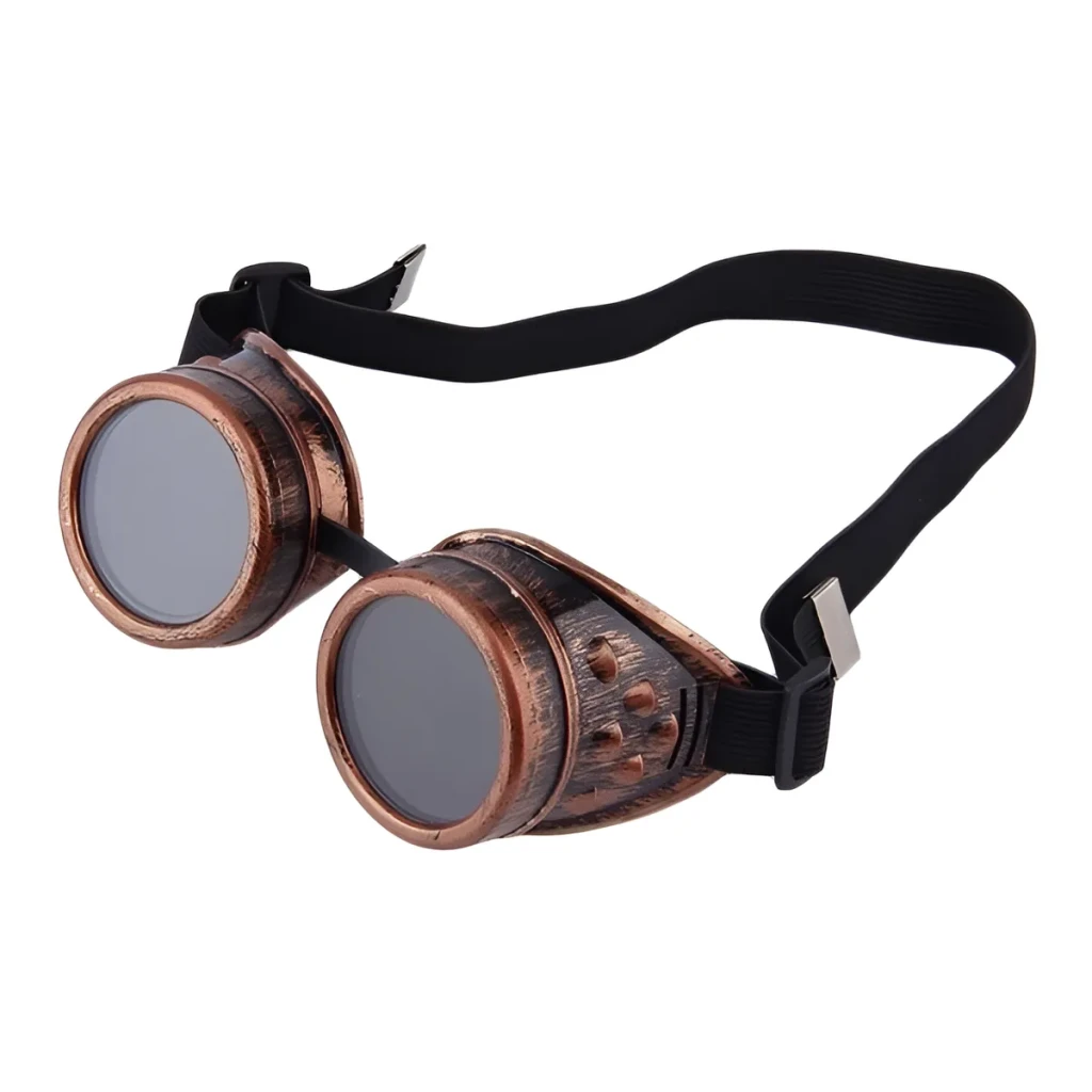 Óculos Vintage Fantasia Cibernético Goggles Steampunk Óculos Vintage Fantasia Cibernético Goggles Steampunk