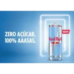 Pack De 4 Latas Red Bull Energético, Zero, Sem Açúcar, 250ml