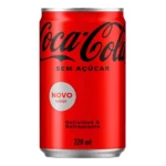 Pack Refrigerante sem Açúcar Coca-Cola Mini Lata 6 Unidades 220ml Cada