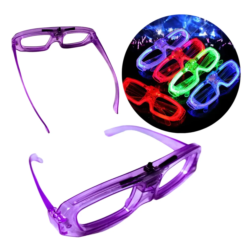 10 Óculos Led Neon Pisca Festas Balada Formatura Aniversario 10 Óculos Led Neon Pisca Festas Balada Formatura Aniversario