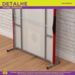 Painel De Festa Romano Natal Decoração Para Festa Natalina Em Tecido 1x2m